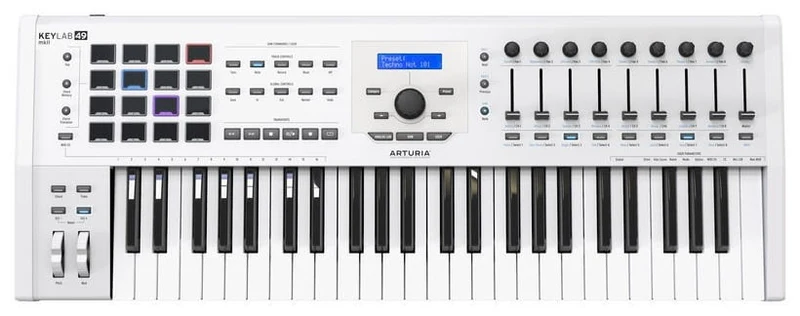 ARTURIA KEYLAB 49 MKII WHITE TECLADO CONTROLADOR BLANCO