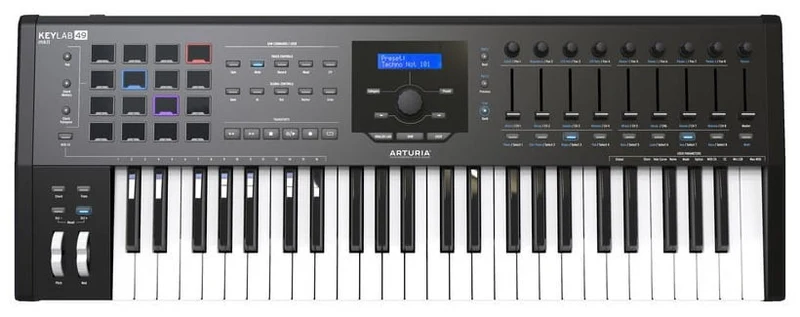 ARTURIA KEYLAB 49 MKII BLACK TECLADO CONTROLADOR NEGRO