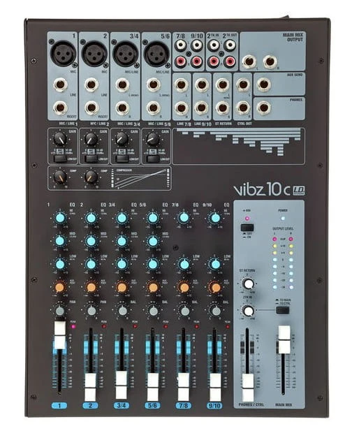 LD SYSTEMS VIBZ 10 C MESA DE MEZCLAS 10 CANALES