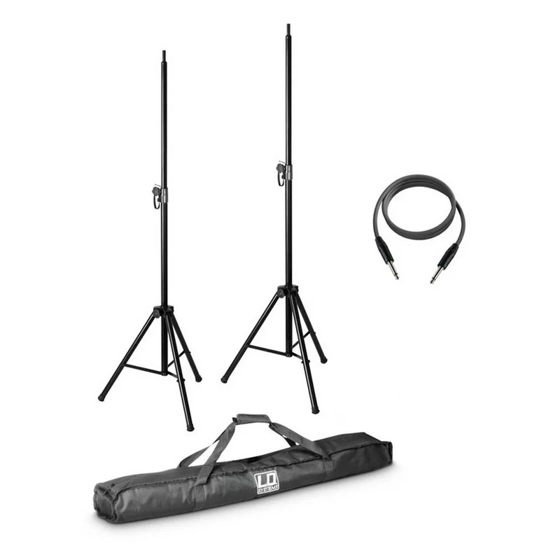LD SYSTEMS MIX6G2SET2 SET CON 2 SOPORTES ALTAVOZ FUNDA Y CABLE.