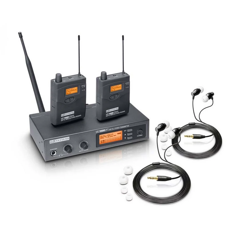 LD SYSTEMS MEI 1000 G2 BUNDLE SISTEMA DE MONITORAJE INALAMBRICO IN EAR CON 2 PETACAS Y 2 AURICULARES