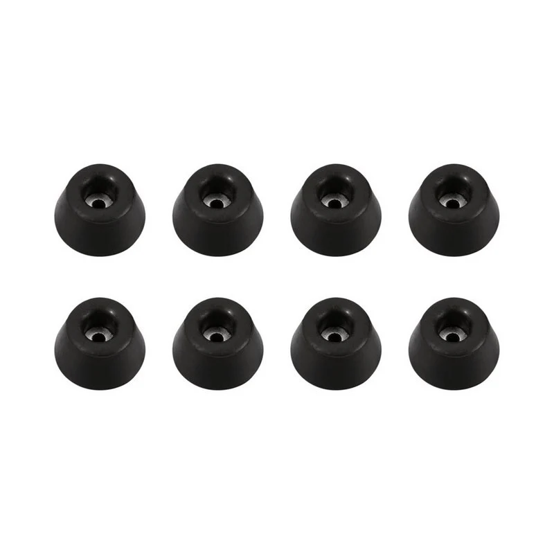 ADAM HALL 4901M8AH PACK 8 PIES DE GOMA DE 30X15MM