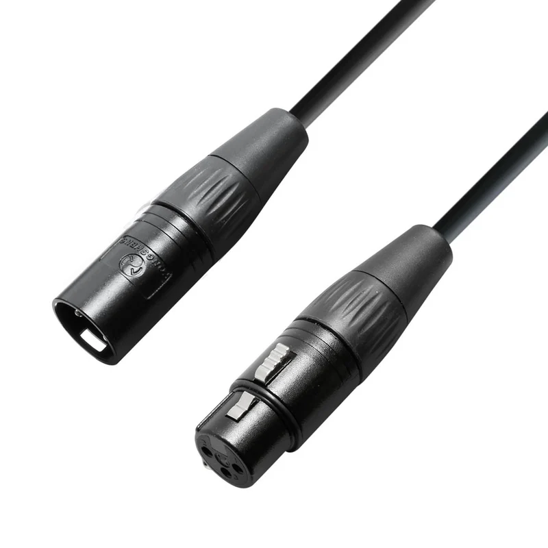 ADAM HALL K4KMMF1000 KRYSTAL EDITION CABLE DE MICROFONO OCC DE XLR HEMBRA A XLR MACHO 10 METROS