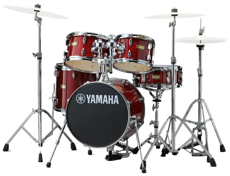 YAMAHA MANU KATCHE SIGNATURE JUNIOR KIT BATERIA ACUSTICA CON HERRAJES CRANBERRY RED