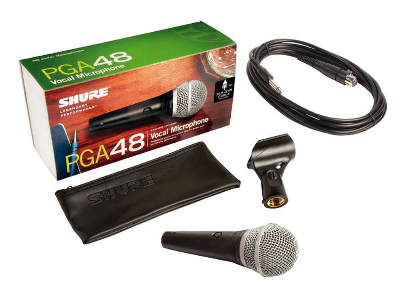 SHURE PGA48-QTR-E MICROFONO VOCAL DINAMICO