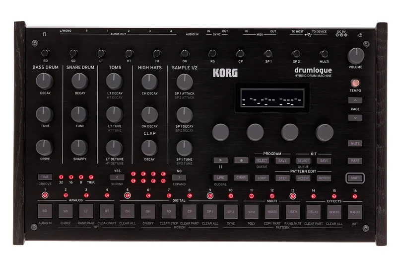 KORG DRUMLOGUE CAJA DE RITMOS HIBRIDA