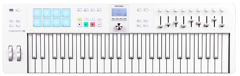 ARTURIA KEYLAB 49 ESSENTIAL MK3 AW TECLADO CONTROLADOR 49 TECLAS ALPINE WHITE