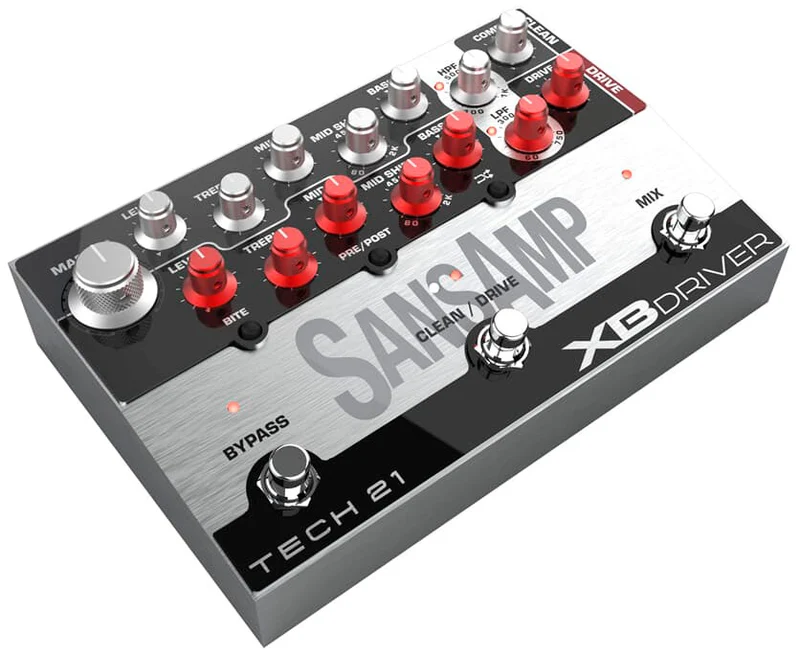 TECH 21 SANSAMP XB DRIVER PEDAL PREAMPLIFICADOR BAJO