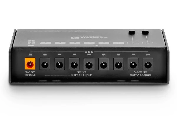 PALMER PWT08 MKII FUENTE DE ALIMENTACION UNIVERSAL 9V 8 SALIDAS
