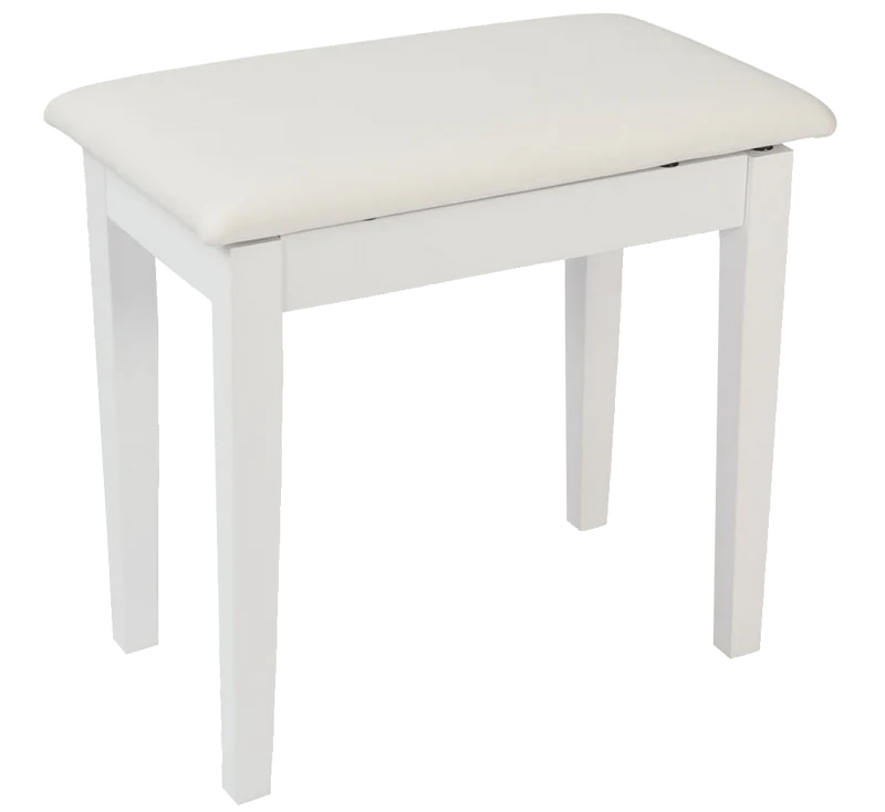 AUVISA PRA007 BANQUETA PIANO BLANCO MATE