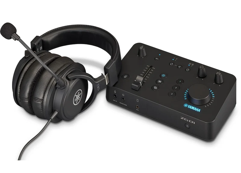 YAMAHA ZG01 PACK MESA DE MEZCLAS STREAMING CON AURICULARES.