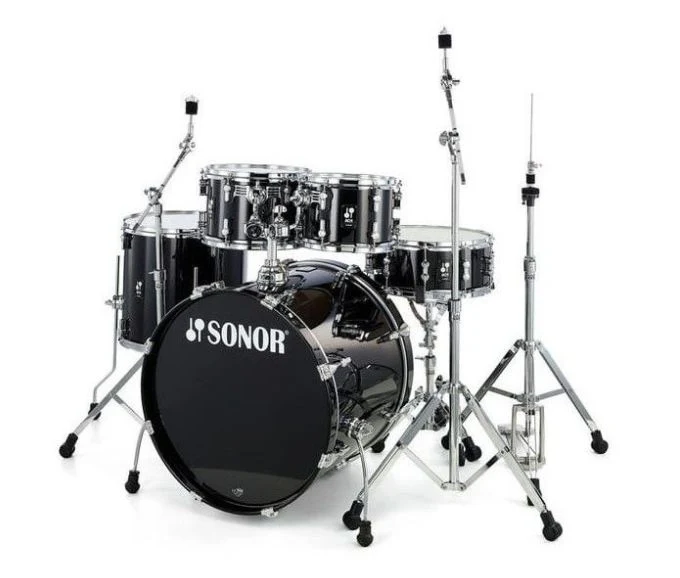 SONOR AQ1 STAGE SET PB BATERIA ACUSTICA CON HERRAJES PIANO BLACK