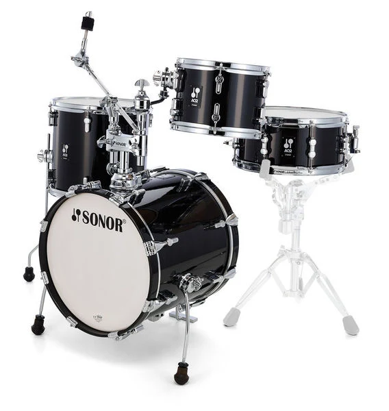 SONOR AQ2 SAFARI SET TSB BATERIA ACUSTICA TRANSPARENT STAIN BLACK