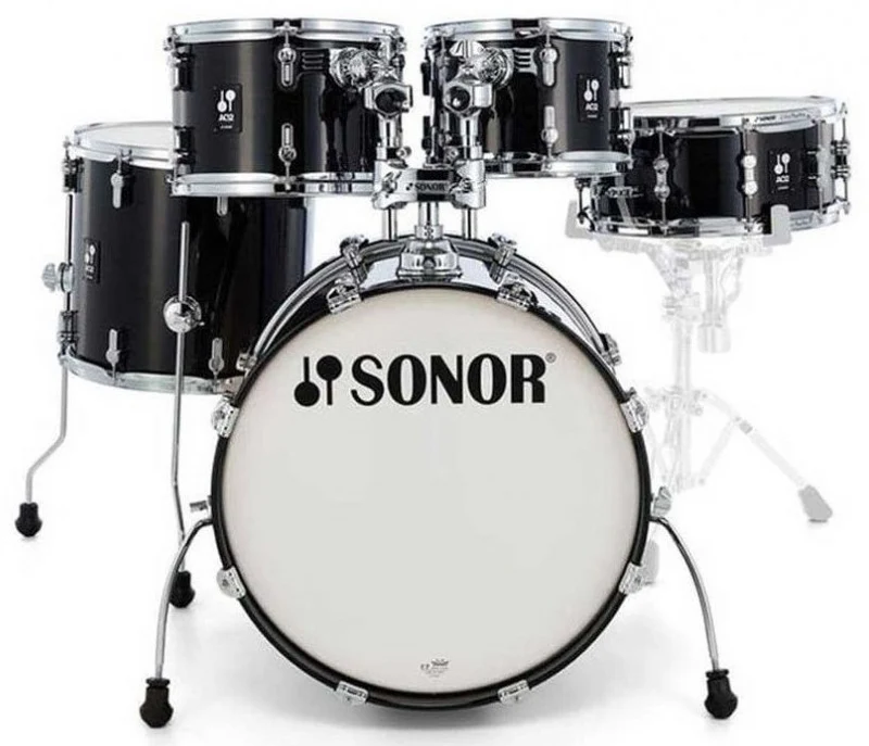 SONOR AQ2 STAGE SET TSB BATERIA ACUSTICA TRANSPARENT STAIN BLACK