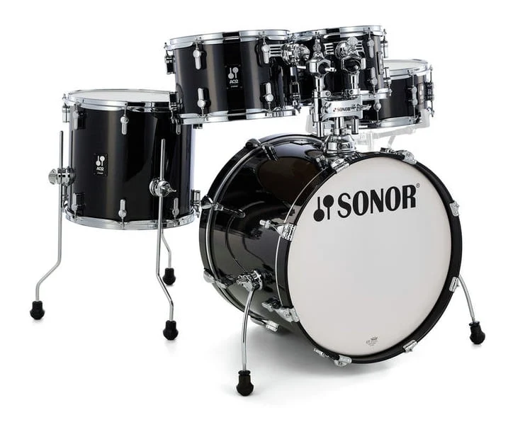 SONOR AQ2 STUDIO SET TSB BATERIA ACUSTICA TRANSPARENT STAIN BLACK