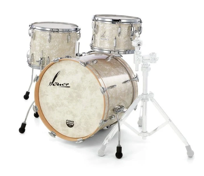 SONOR VT THREE20 SHELLS NM VLP BATERIA ACUSTICA VINTAGE PEARL