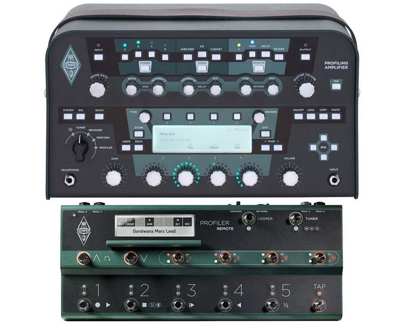 KEMPER -PACK- PROFILER HEAD BLACK AMPLIFICADOR GUITARRA CON PEDALERA PROFILER REMOTE