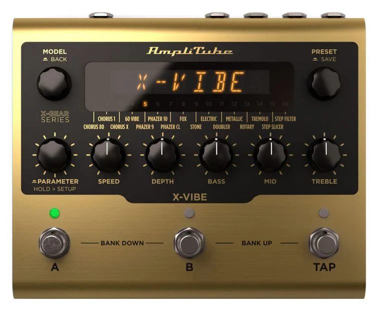 IK MULTIMEDIA X-VIBE X-GEAR PEDAL MODULACION