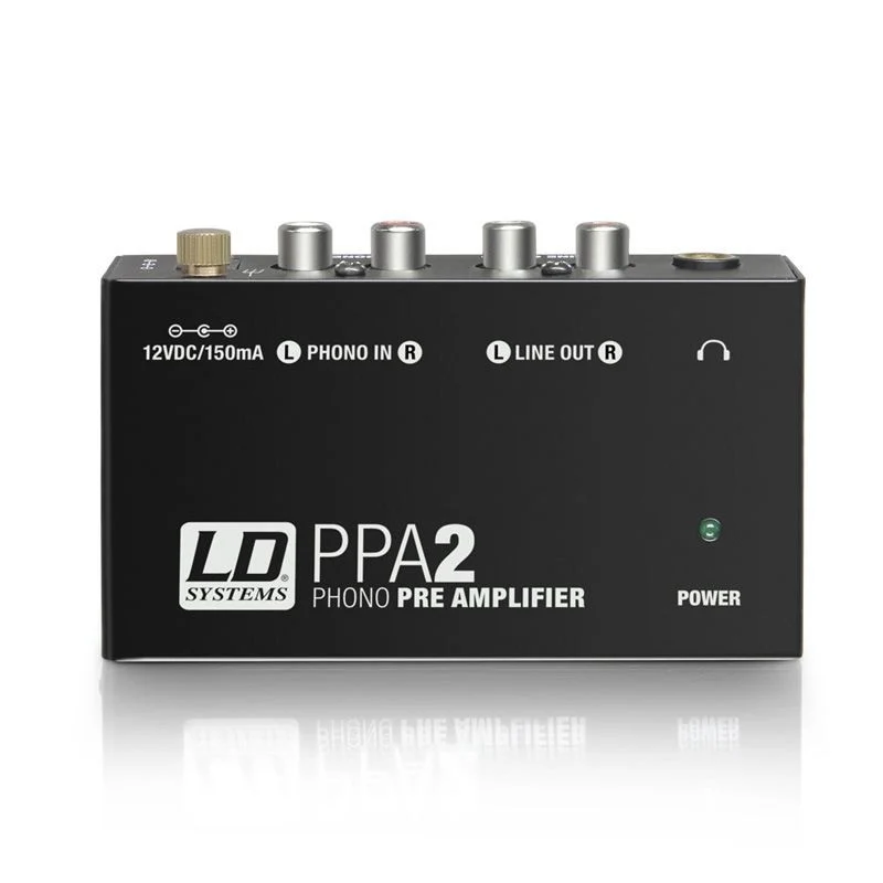 LD SYSTEMS PPA2 PREAMPLIFICADOR Y ECUALIZADOR RIAA PARA TOCADISCOS.