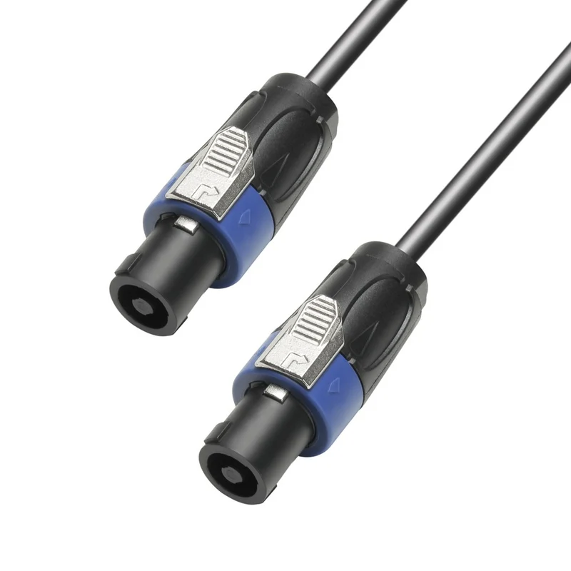 ADAM HALL K4S225SS0500 CABLE DE ALTAVOZ 2X2.5MM2 CONECTOR SPEAKER 4 POLOS 5 METROS