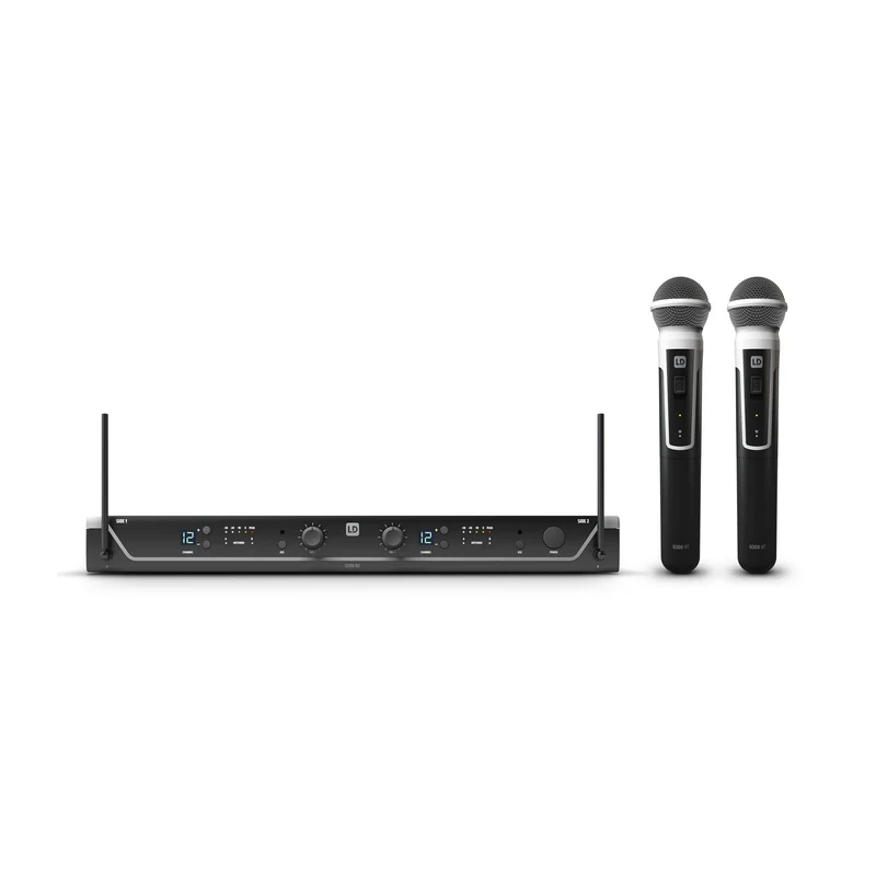 LD SYSTEMS U305 HHD2 DUAL SISTEMA INALAMBRICO DOS MICROFONOS DE MANO DINAMICOS