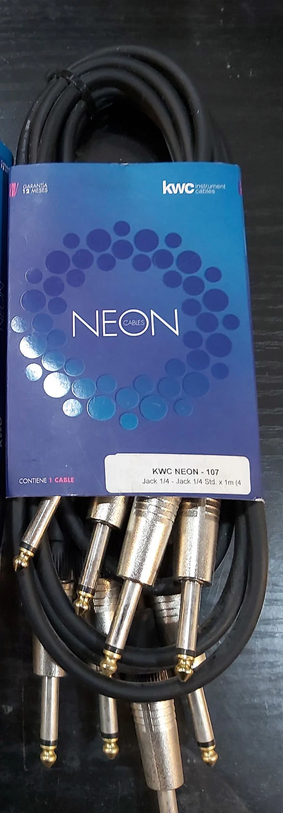 KWC 107 NEON PACK 4 CABLES JACK JACK 1 METRO