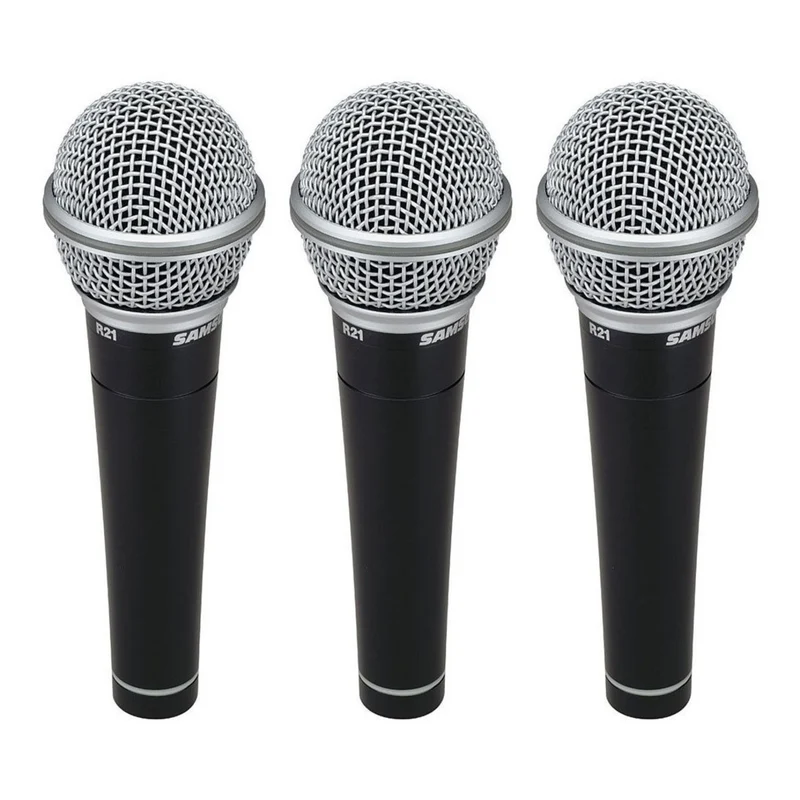 SAMSON R21 3 PACK DE MICROFONOS