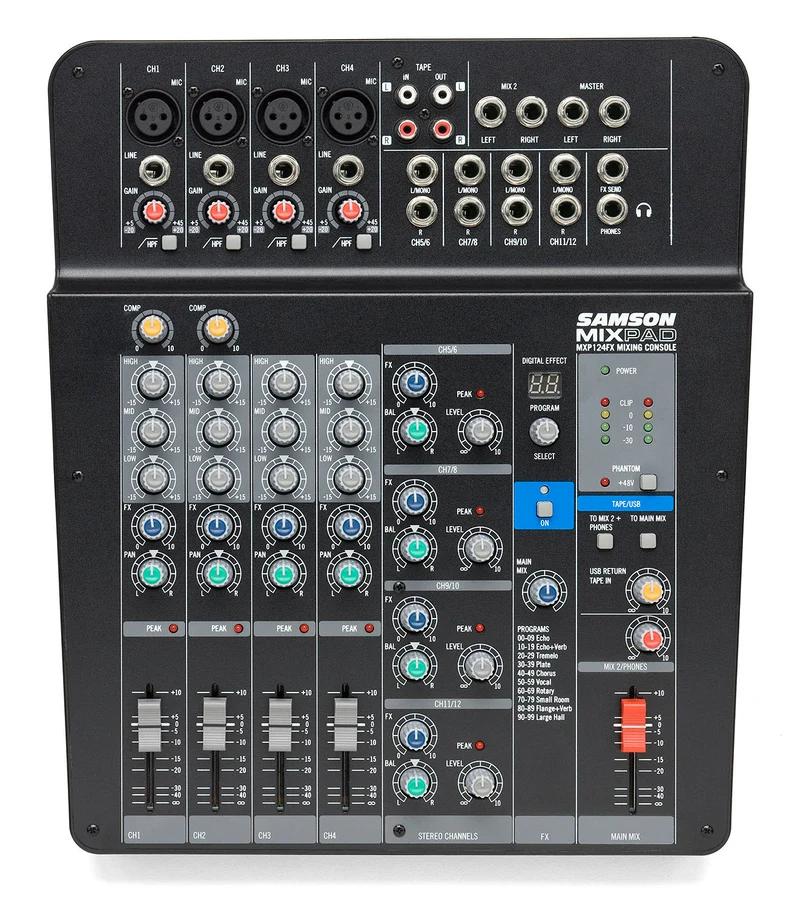 SAMSON MXP124FX MIXPAD MESA DE MEZCLAS