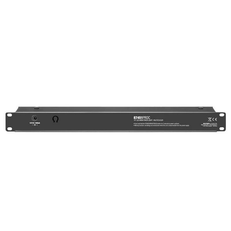 ADAM HALL 87451PROC LAMPARA PARA RACK 19 1U MULTICOLOR