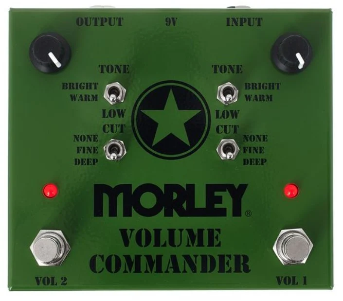 MORLEY VOLUME COMMANDER PEDAL DE TONO PARA EFECTOS Y AMPLIFICADORES GUITARRA