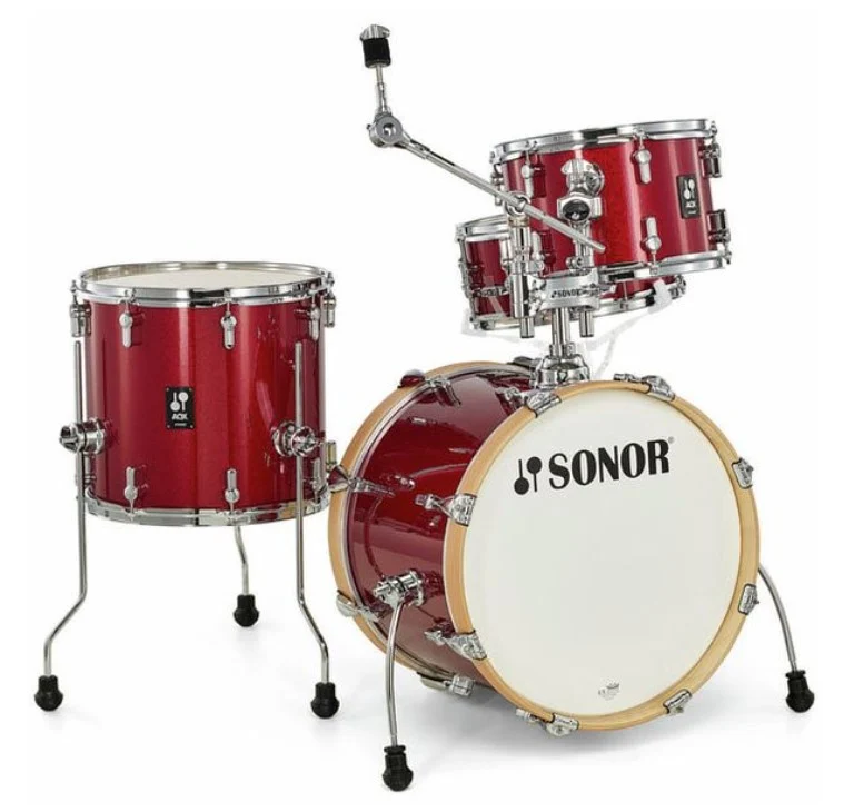 SONOR AQX JAZZ SET RMS BATERIA ACUSTICA RED MOON SPARKLE