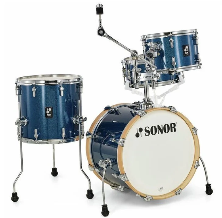 SONOR AQX JAZZ SET BOS BATERIA ACUSTICA BLUE OCEAN SPARKLE