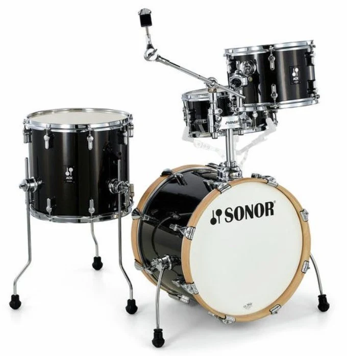 SONOR AQX JAZZ SET BMS BATERIA ACUSTICA BLACK MIDNIGHT SPARKLE