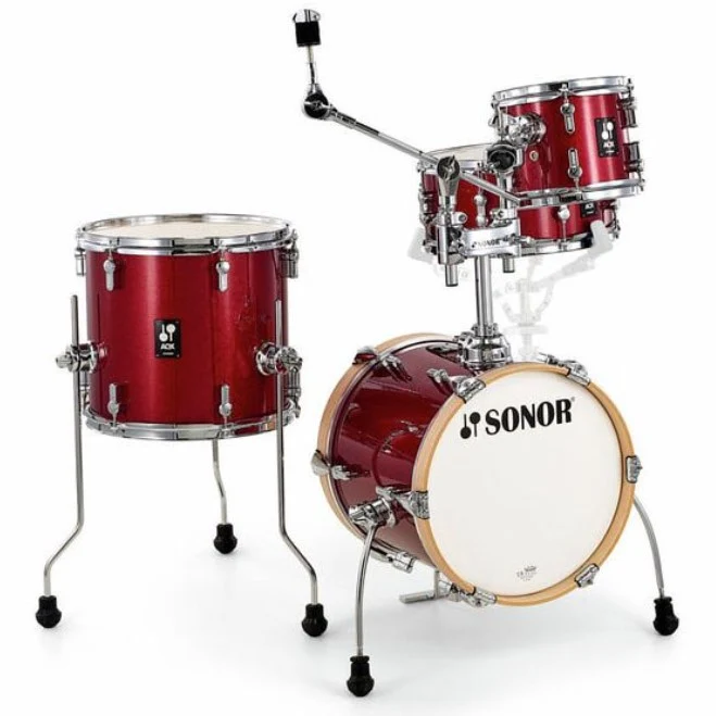 SONOR AQX MICRO SET RMS BATERIA ACUSTICA RED MOON SPARKLE