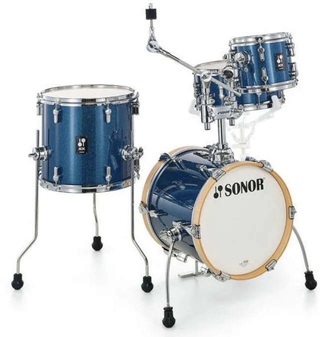 SONOR AQX MICRO SET BOS BATERIA ACUSTICA BLUE OCEAN SPARKLE