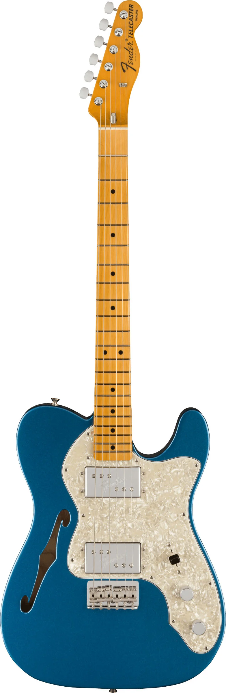 FENDER AMERICAN VINTAGE II 1972 TELECASTER THINLINE MN GUITARRA ELECTRICA LAKE PLACID BLUE