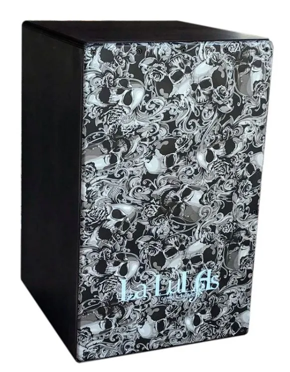 LA LULAS CALAVERAS CAJON FLAMENCO CON FUNDA