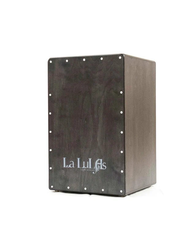 LA LULAS N1 CAJON FLAMENCO CON FUNDA NEGRO MATE