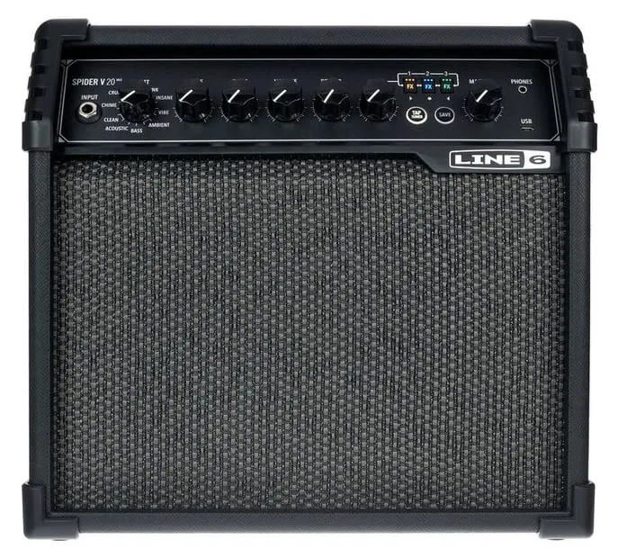 LINE 6 SPIDER V 20 MKII AMPLIFICADOR GUITARRA 20W