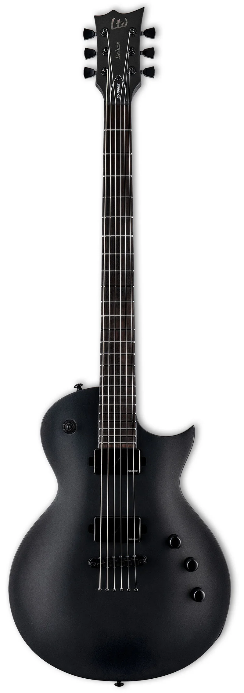 ESP LTD EC1000 BARITONE CMS GUITARRA ELECTRICA CHARCOAL METALLIC SATIN