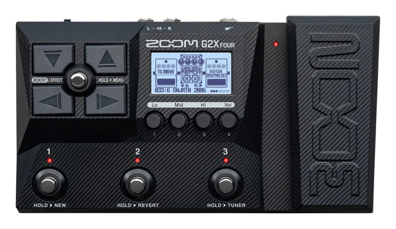 ZOOM G2X FOUR PEDALERA MULTIEFECTOS GUITARRA CON PEDAL DE EXPRESION