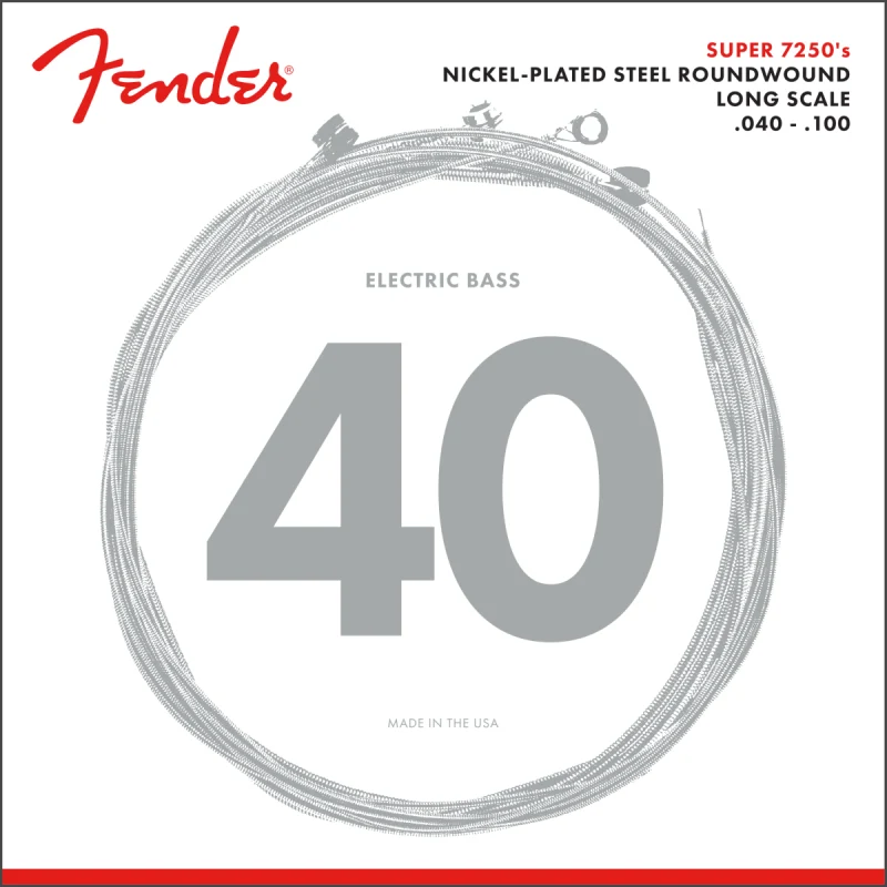 FENDER 7250L NPS JUEGO CUERDAS BAJO 040-100