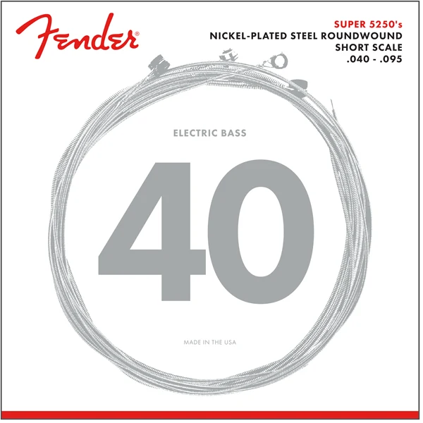 FENDER 0735250402 5250XL NPS ESCALA CORTA JUEGO CUERDAS BAJO 040-095