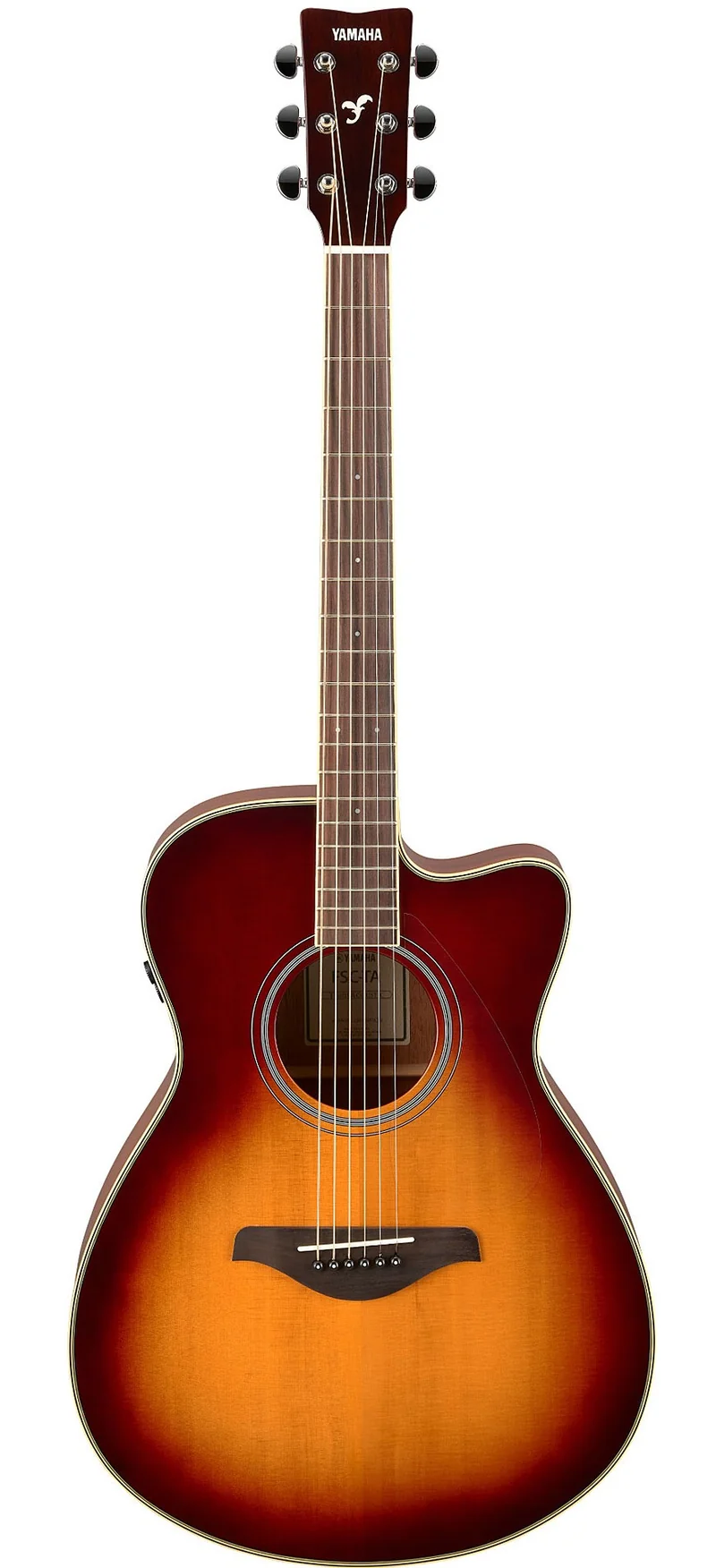 YAMAHA FSCTA BS TRANSACOUSTIC GUITARRA ELECTROACUSTICA CONCIERTO BROWN SUNBURST