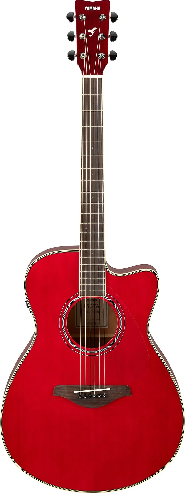 YAMAHA FSCTA RR TRANSACOUSTIC GUITARRA ELECTROACUSTICA CONCIERTO RUBY RED