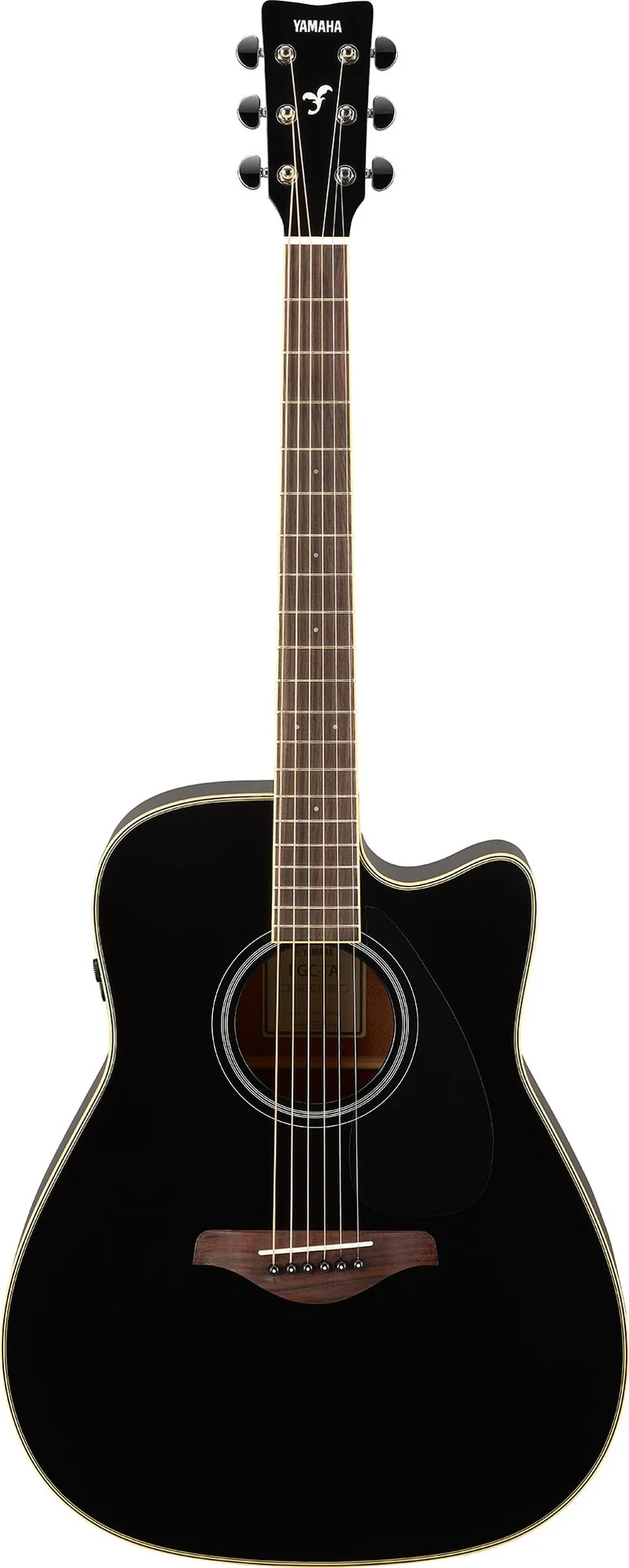 YAMAHA FGCTA BL TRANSACOUSTIC GUITARRA ELECTROACUSTICA WESTERN NEGRA