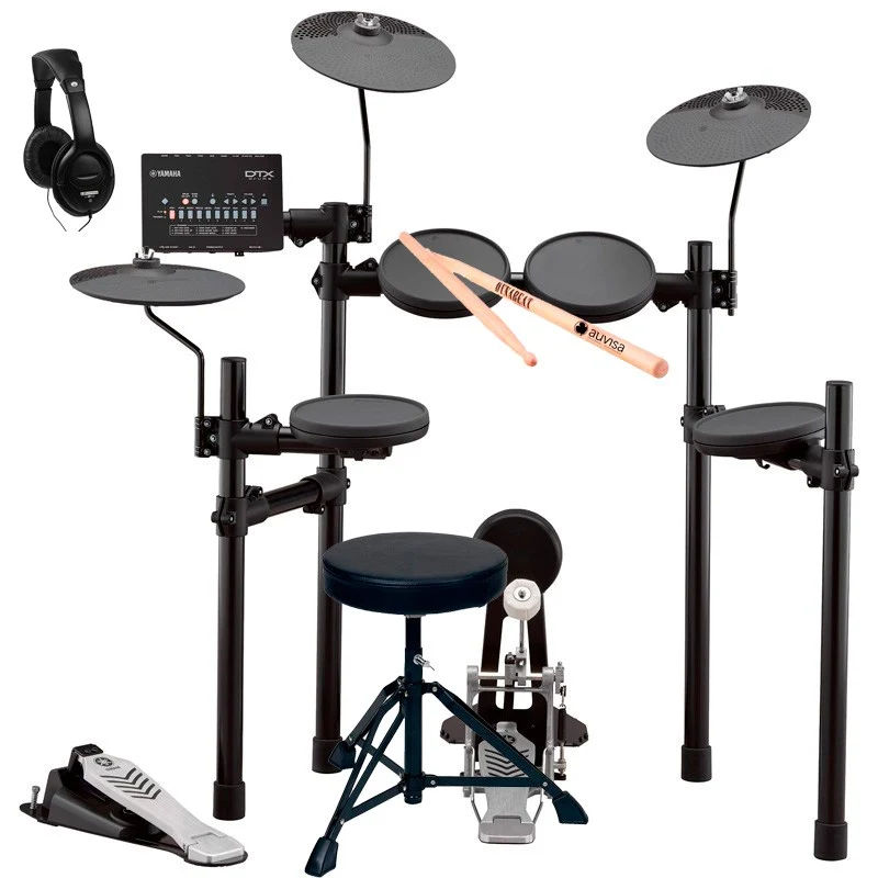 YAMAHA -PACK- DTX432K BATERIA ELECTRONICA + ASIENTO + AURICULARES Y BAQUETAS