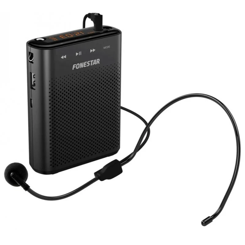 FONESTAR ALTA-VOZ-30 AMPLIFICADOR PORTATIL CON MICROFONO DE DIADEMA