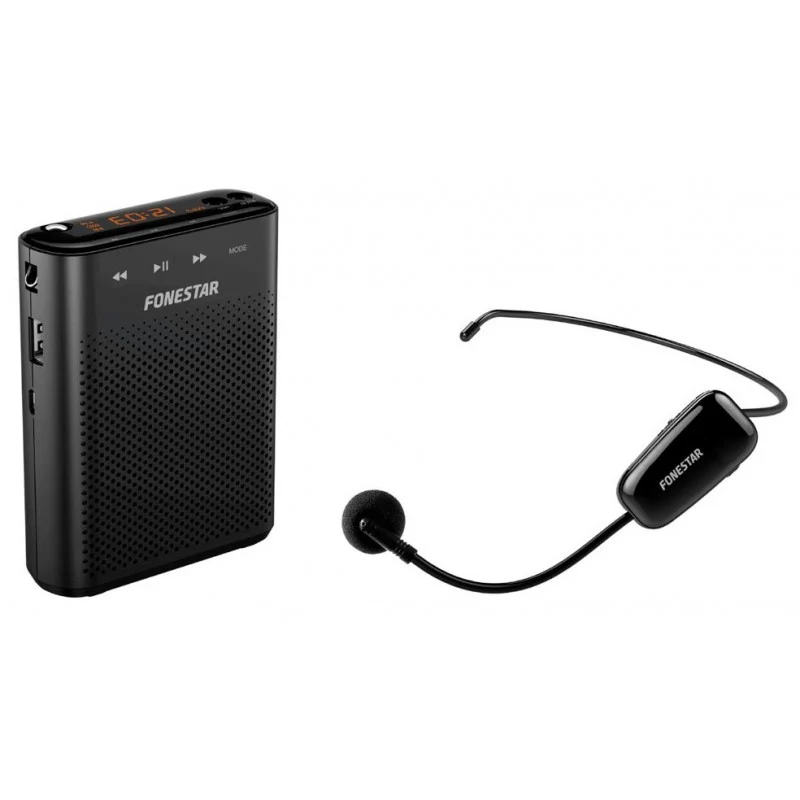 FONESTAR ALTA-VOZ-W30 AMPLIFICADOR PORTATIL CON MICROFONO INALAMBRICO DE DIADEMA