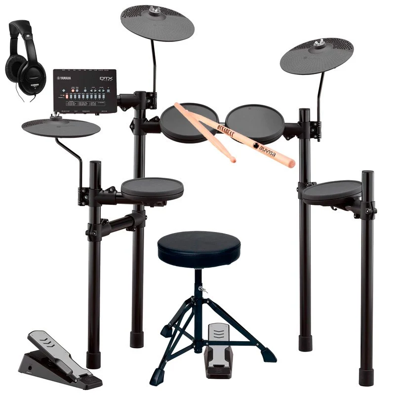 YAMAHA -PACK- DTX402K BATERIA ELECTRONICA + ASIENTO + AURICULARES Y BAQUETAS